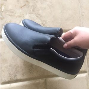 Black Cole Haan Slip Ons